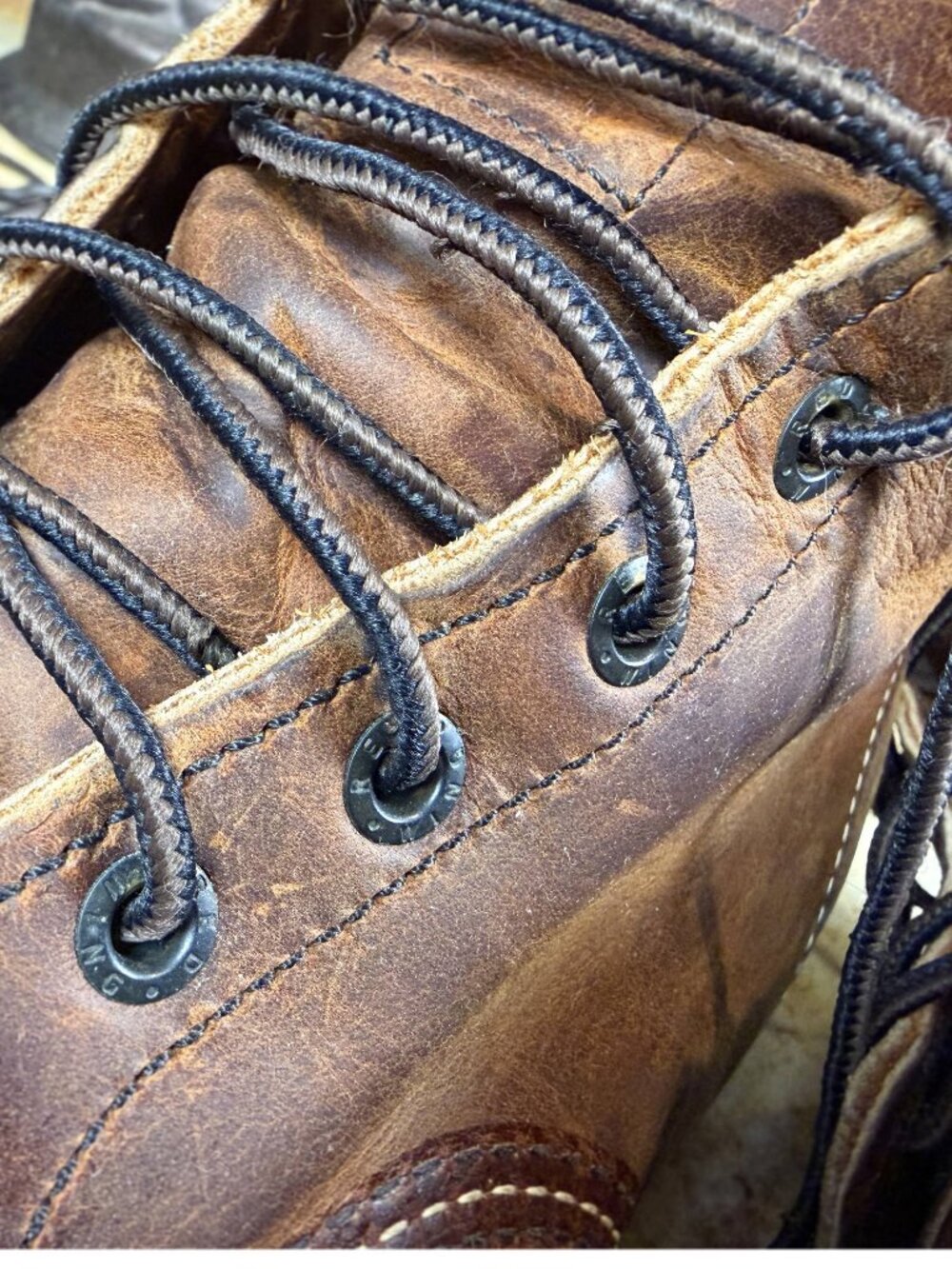 Red Wing Heritage 1907 Classic Moc Boots | Copper Rough & Tough | Men's 11.5 D - Picture 9 of 16